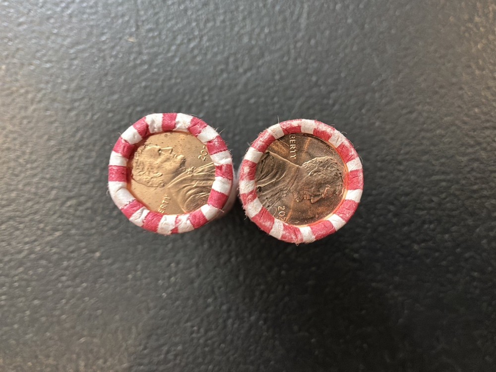 2025 Penny Rolls - Uncirculated Two Roll Set - P and D