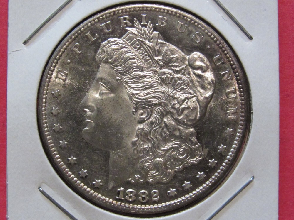 1882-S MORGAN SILVER DOLLAR