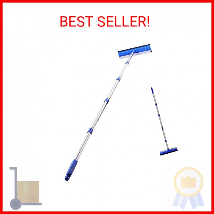 YONILL 72" Squeegee for Cleaning - Long Handle Window Cleaner Tool with Rubber B