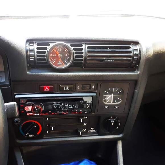 52mm Boost Gauge Pod - Replace Clock for 1982 - 1992 BMW e30