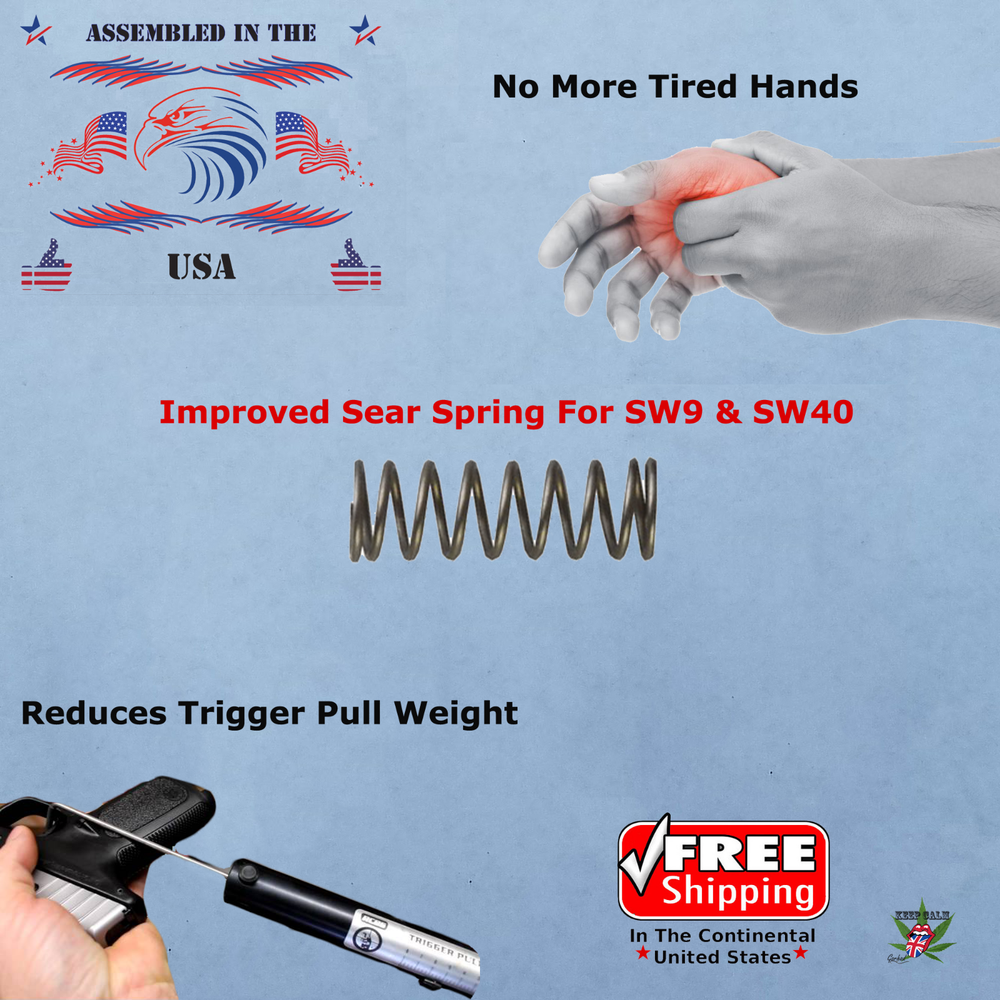 Sear Spring Upgrade Reduce Pull For Smith & Wesson SW40VE SW9VE S&W Sigma