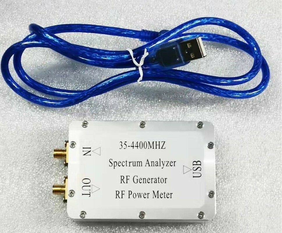 35-4400MHz USB Spectrum Analyzer RF Power Meter Signal Generator Tracking Source