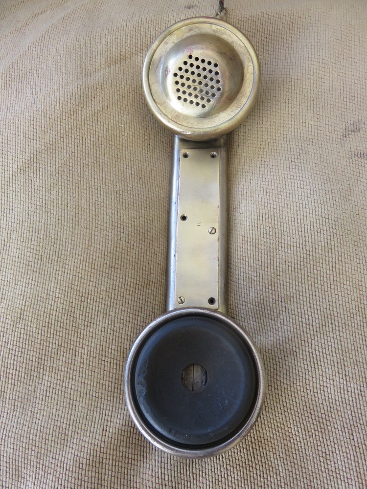 WESTERN ELECTRIC SOLID BRASS HANDSET