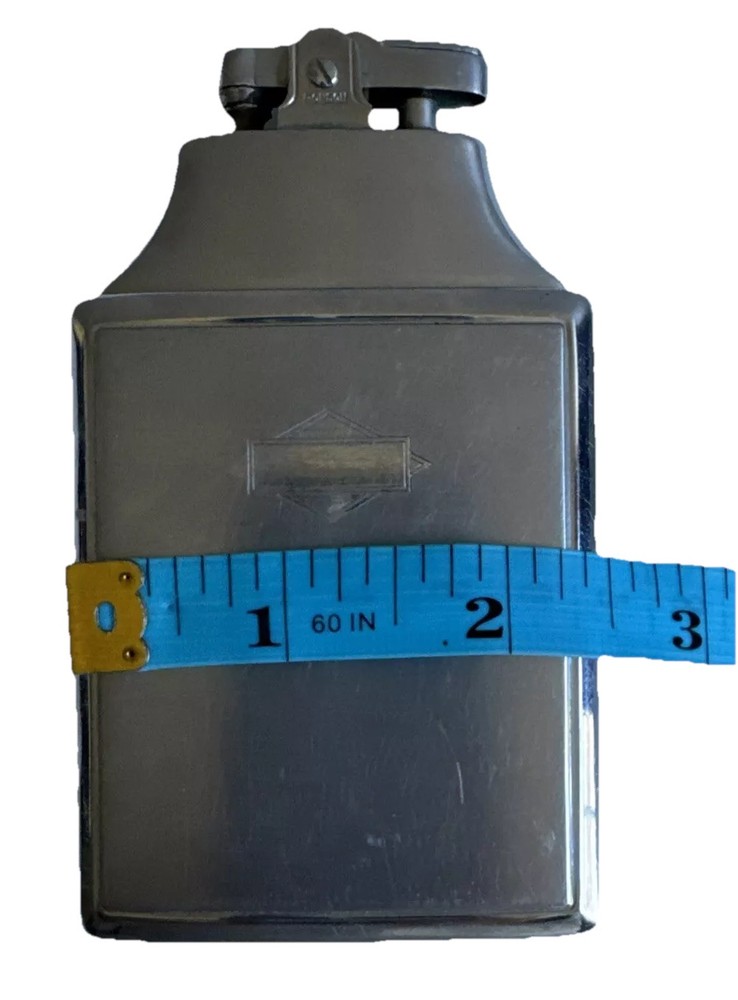 Vintage Ronson Master Case Lighter Cigarette Case Combo Silver-Toned No Mono