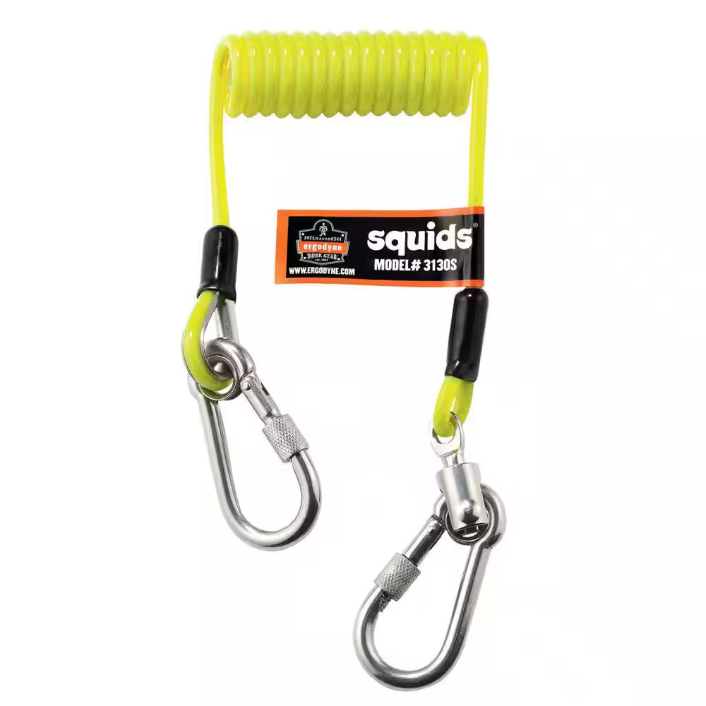 Squids Tool Tethering Kit Hand Tools Lanyard Coil ANSI Rated 6 Tool 2 Pound