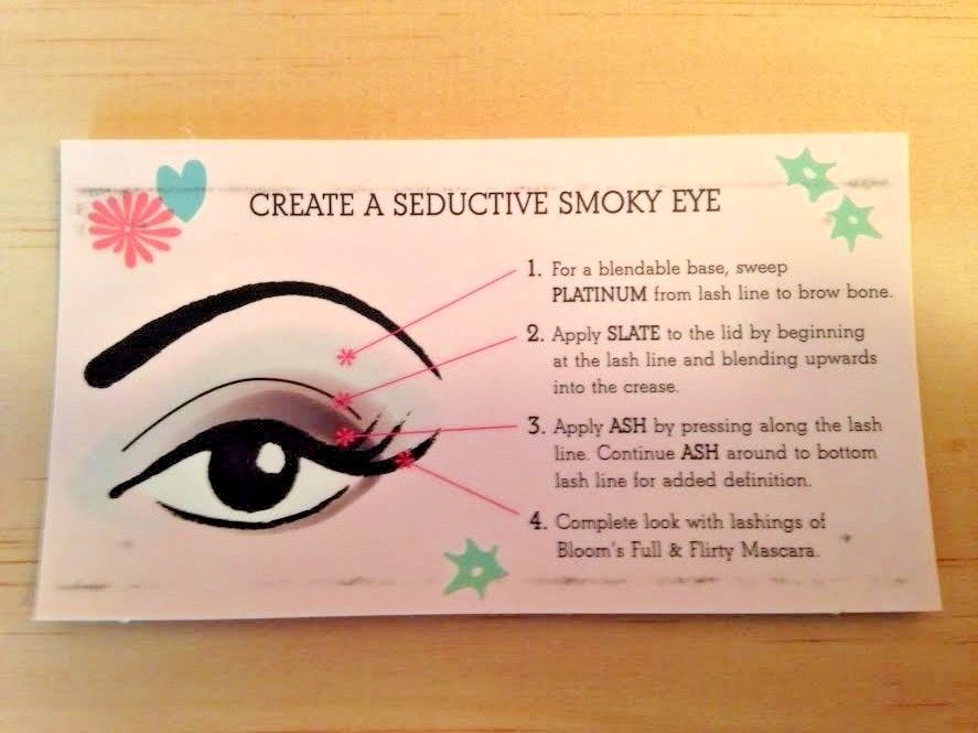Bloom Cosmetics Cool eye shadow trio Platinum Slate & Ash