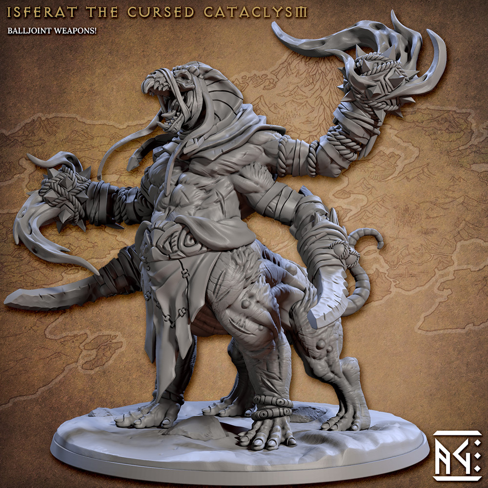 Isferat the Cursed Ratmen | Artisan Guild Miniatures |