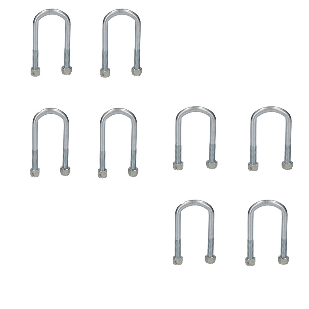 8 Single Parabolic Leaf Spring High Tensile UBolt /Nut - Ifor Williams Trailers