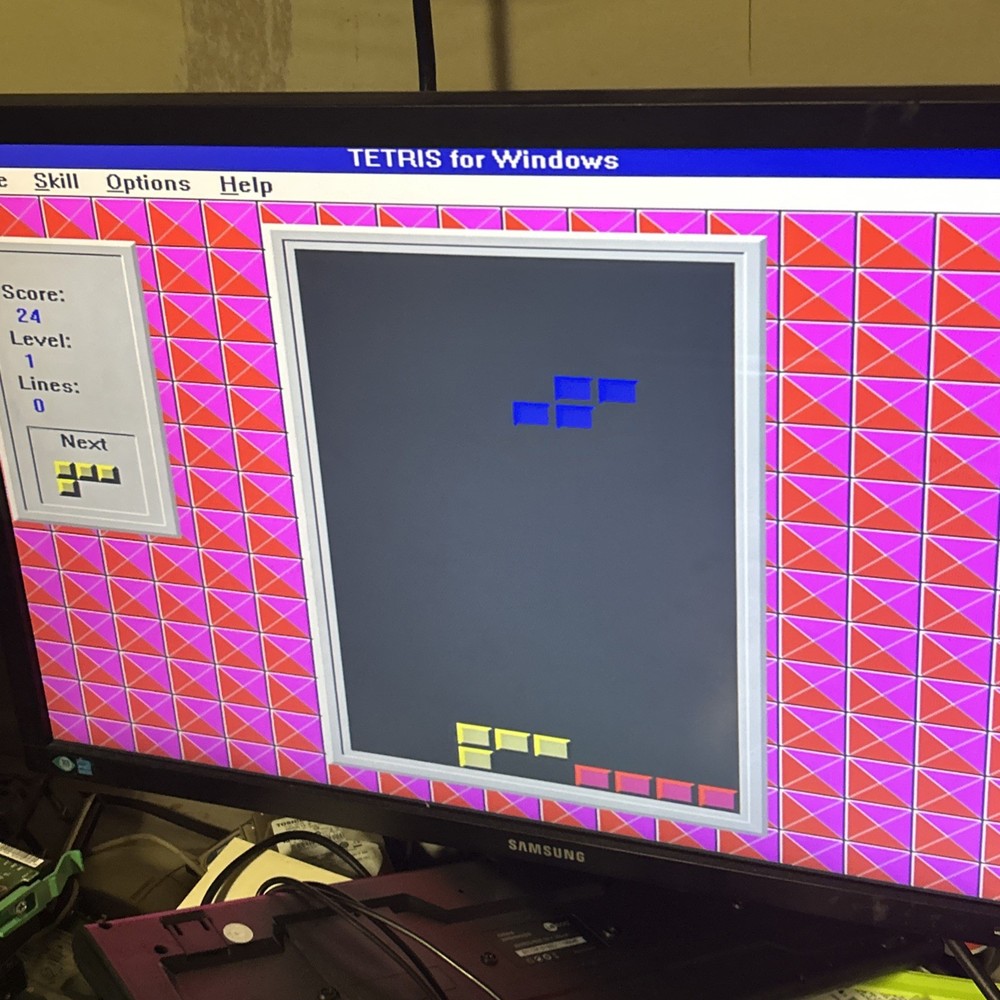 Tandy 2500 RSX Desktop PC – Windows 3.1 – Tested Working – Vintage DOS Computer