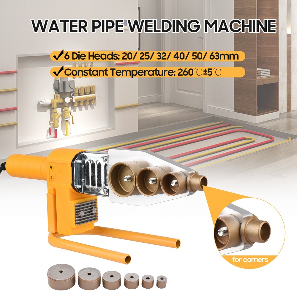 1-Plastic Pipe Welding Machine Socket Welder With Double Heat Dissipation