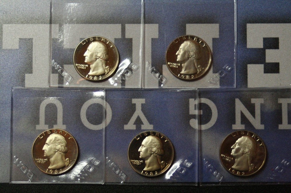 1982 S **PROOF** WASHINGTON QUARTER **FREE SHIPPING**