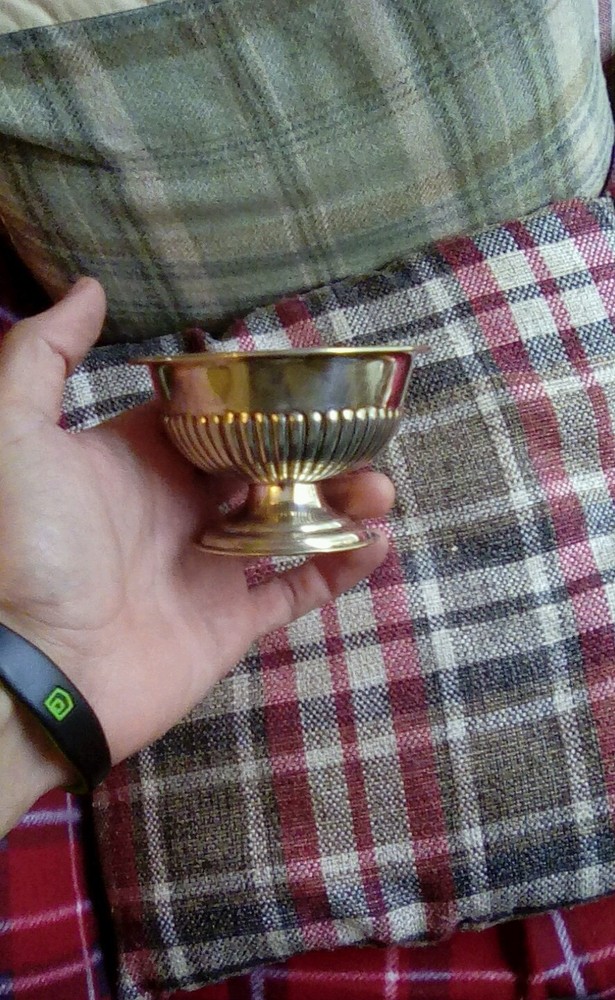 Silver plated bon bon dish