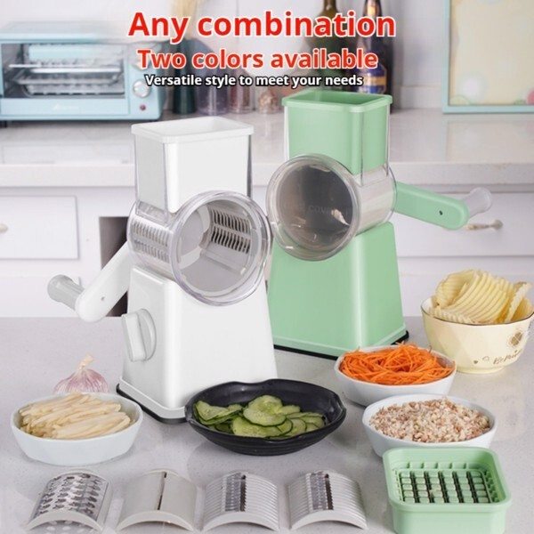 Premium Multi-Purpose Vegetable Chopper- Interchangeable Blades