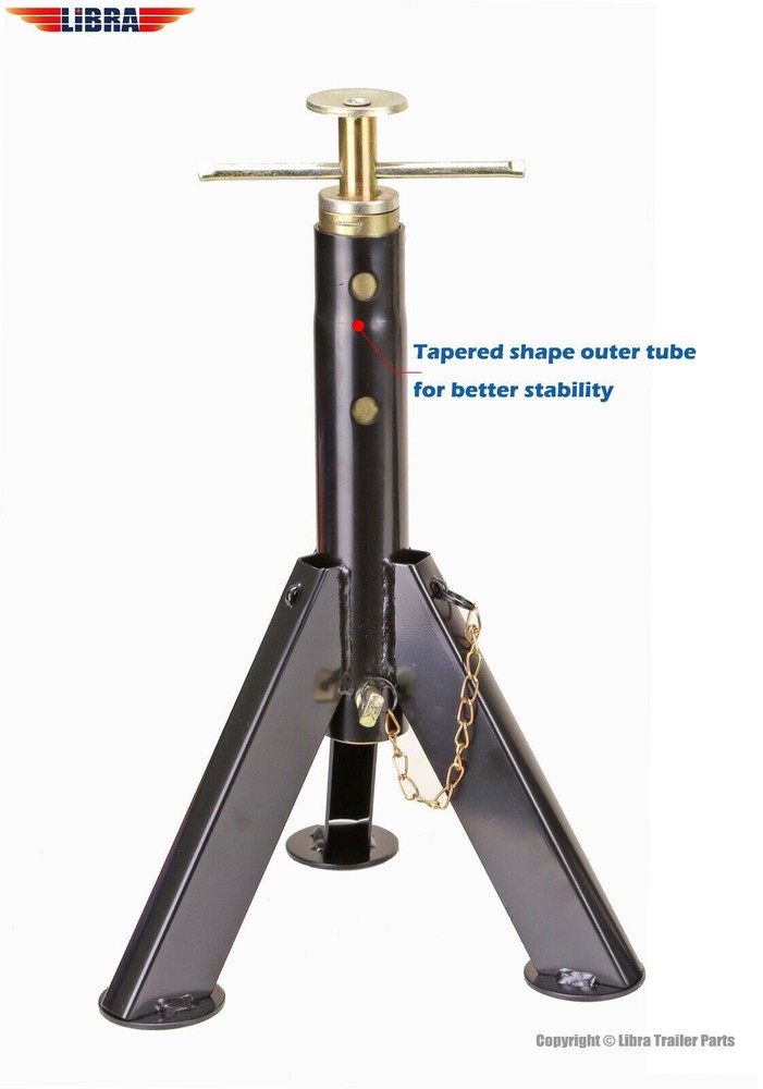 LIBRA Telescopic RV Stabilizer Jacks Stand 6000lbs Adjust 16"-30", Set 2