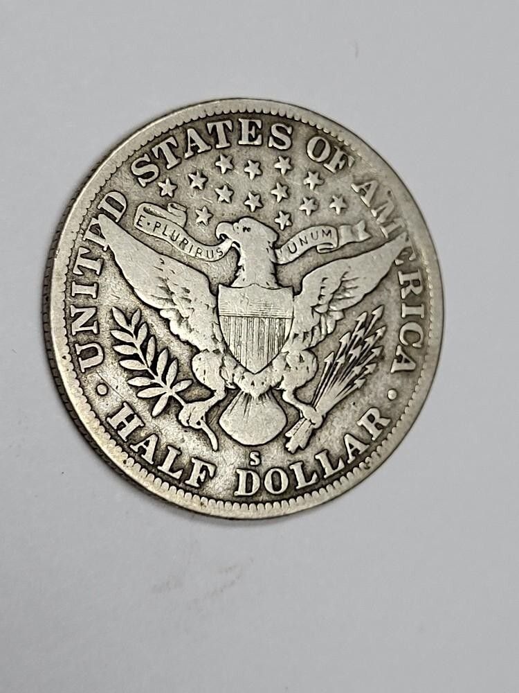 1915 S Barber Half Dollar PROBLEM FREE Fine