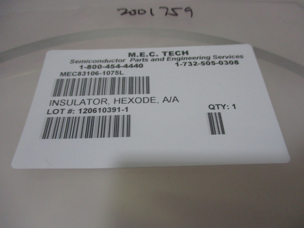 M.E.C. Tech MEC83106-1075L Insulator, Hexode, A/A, 420551