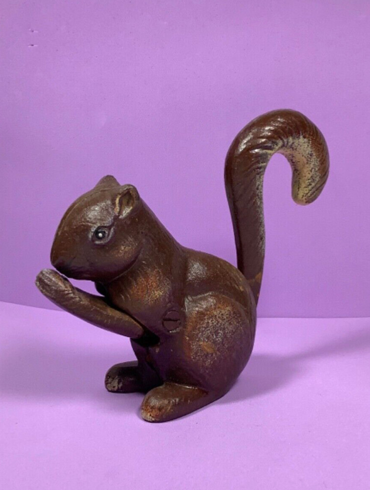 Vintage Antique Cast Iron Squirrel Nutcracker