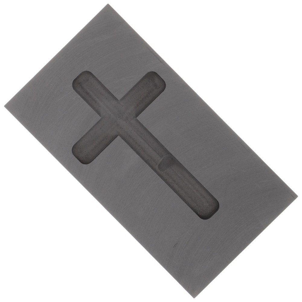 Graphite Casting Melting Ingot Cross Mold Industry Heart-shaped