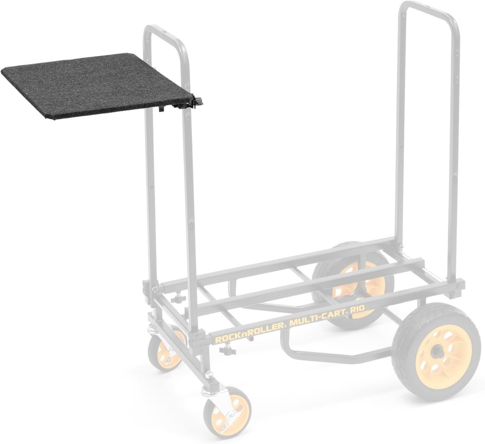 Clamp-On Laptop Shelf for Mobile Carts – Quick Install, Secure & Stable