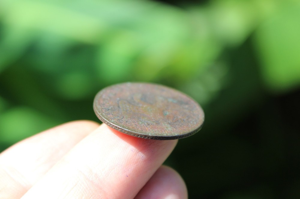 Canadian Half Penny token, Spread Eagle, 1814