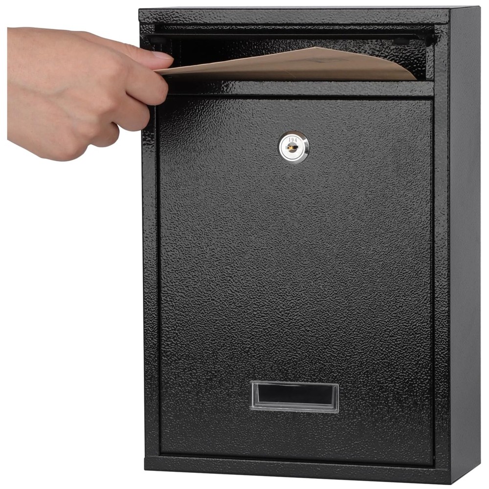 Durable Locking Mailbox with Modern Design - Secure Your Letters & Valuables