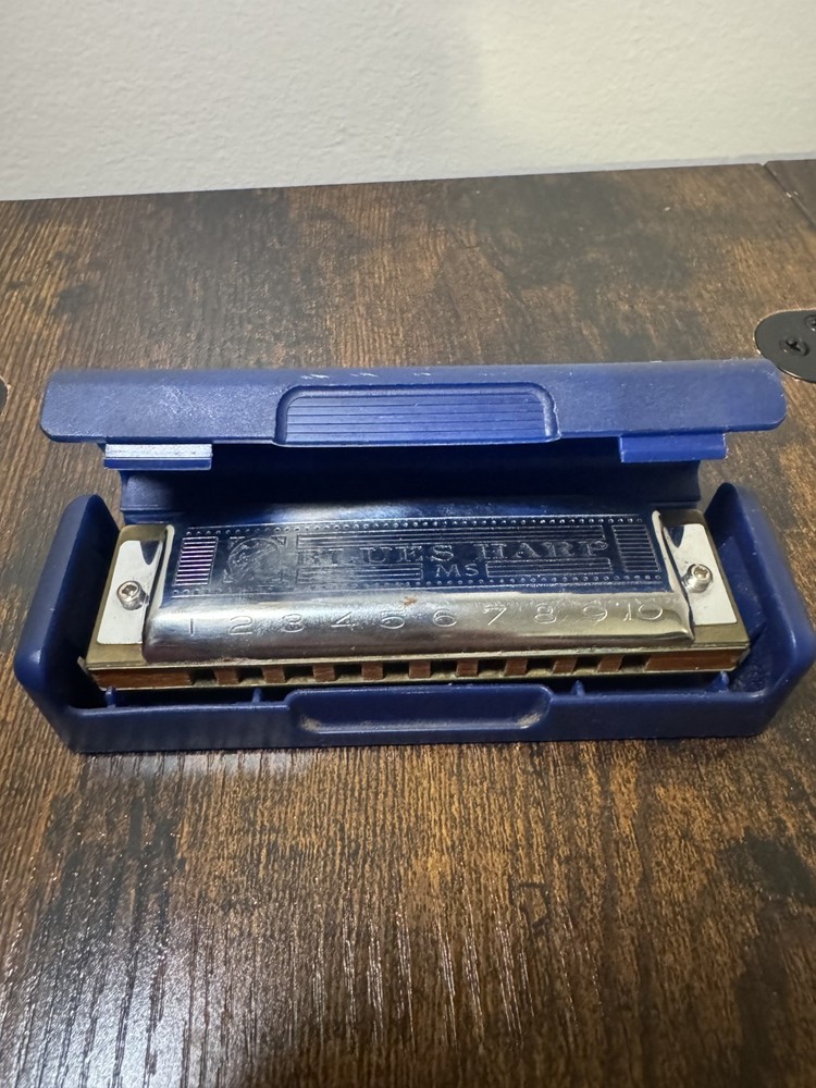 Blues Harp Hermonica, Includes Case