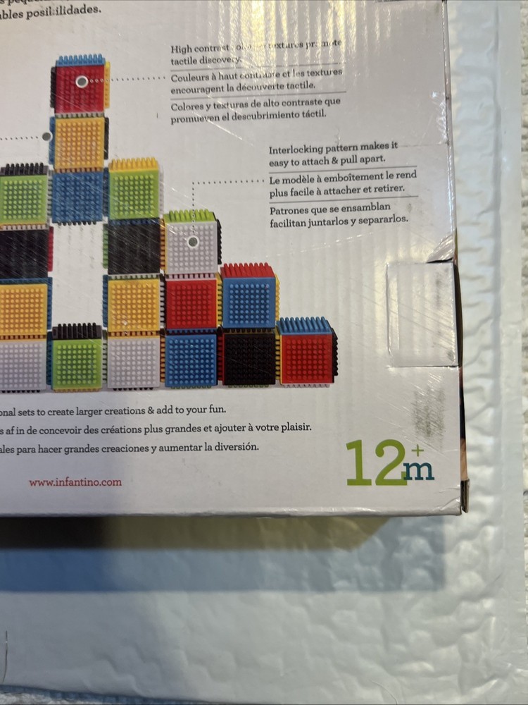 and Stay Stacking Blocks with Interlocking Design, 12-36 Months