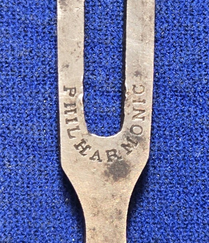 Vintage Tuning Fork For Musical Instruments - C - Marked Philharmonic