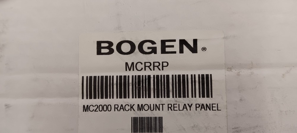 MC2000 Rack mound relay board, MCRRP