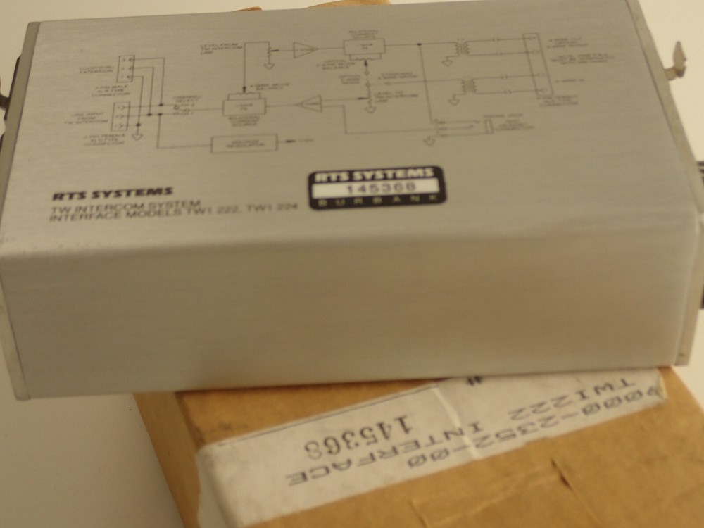 1 - RTS TWI-222-T/TWI-224 Intercom System