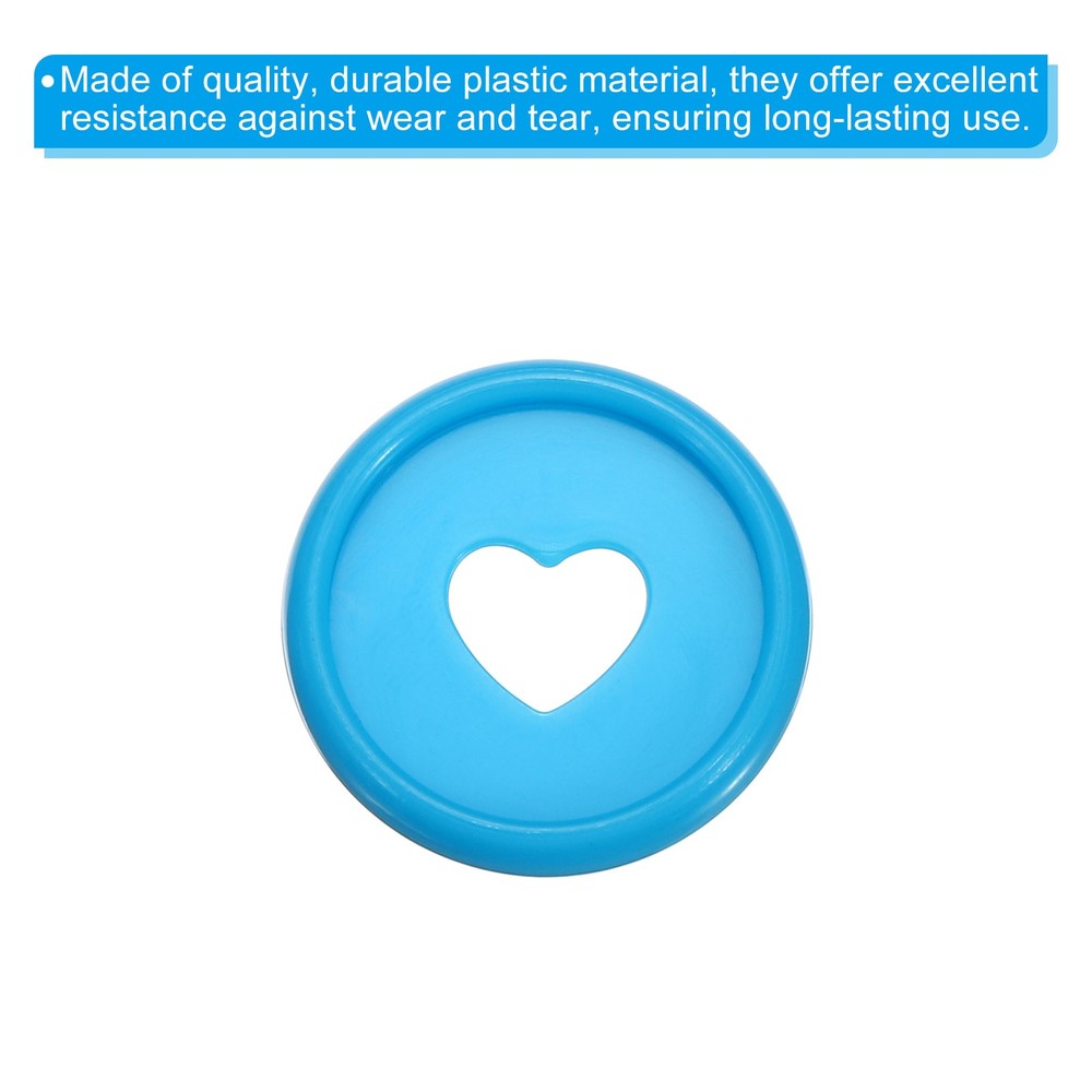 24mm Book Binding Discs 22pcs Discbound Expansion Discs Heart, Blue