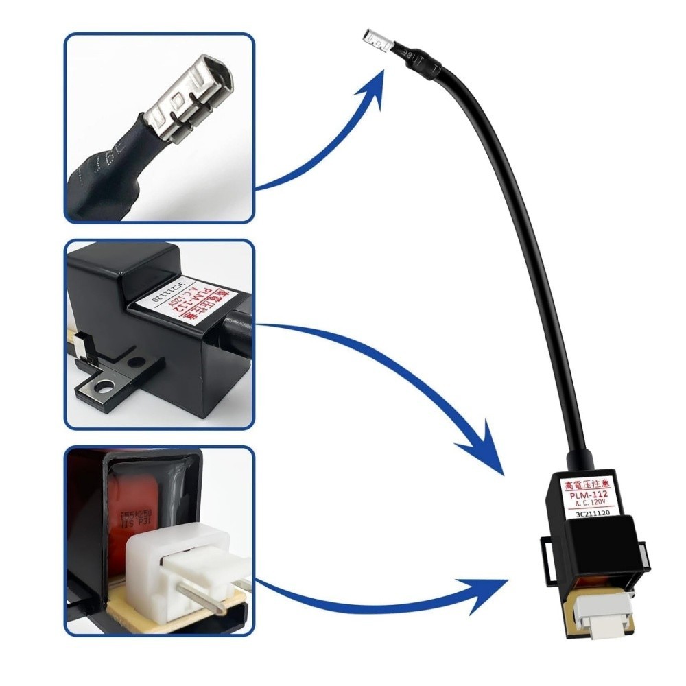 Tankless Water Heater Parts RTG20235C 120v for Richmond Ignitor Coil and Ruud