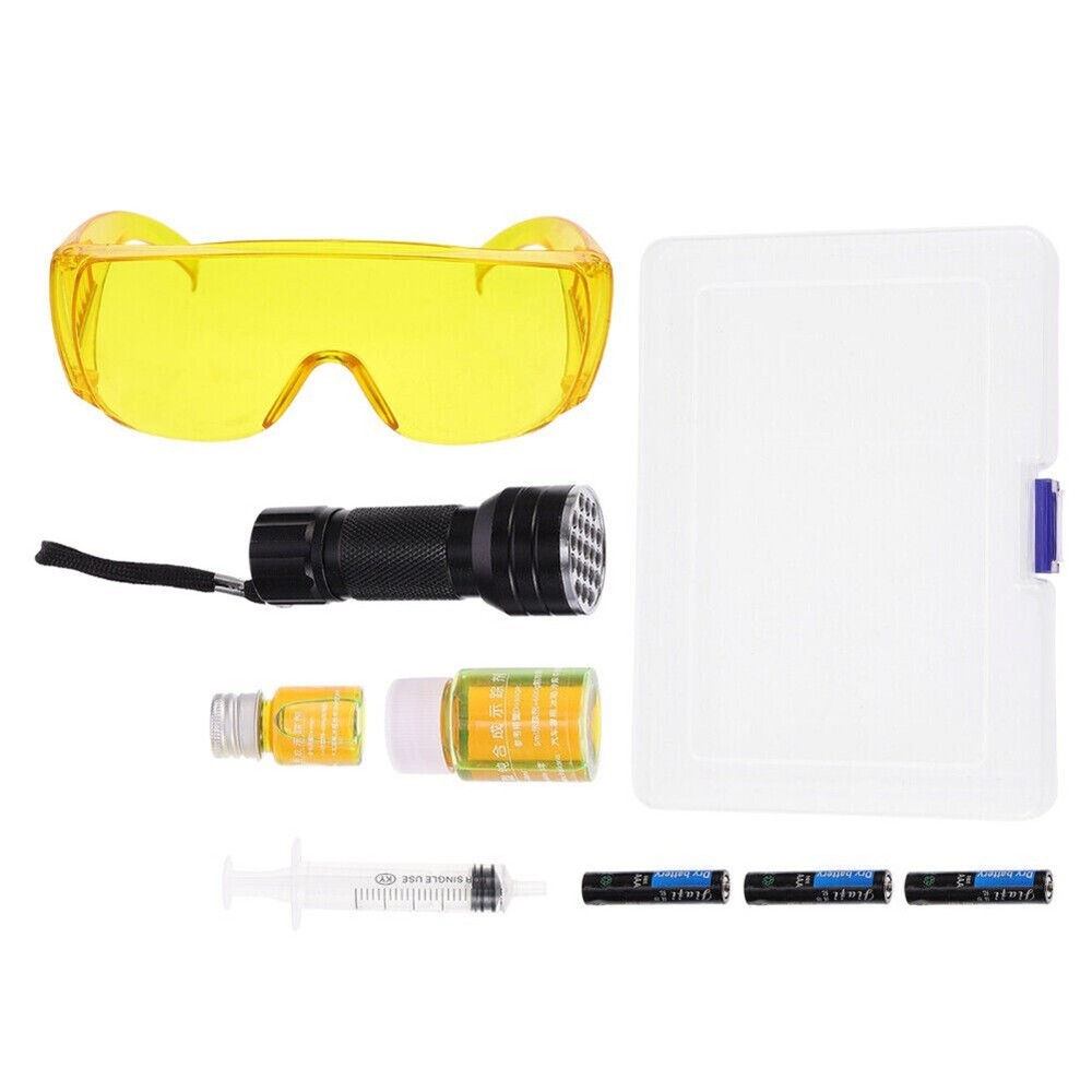 Easy to Use UV Flashlight Kit for AC Leak Testing Perfect for Refrigeration