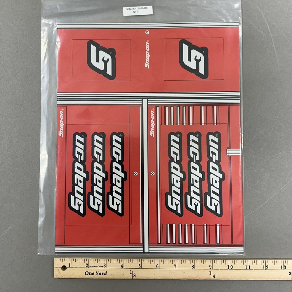 Snap-On Tools Red Refrigerator Toolbox Magnets Removable Collectible Logo 🧰
