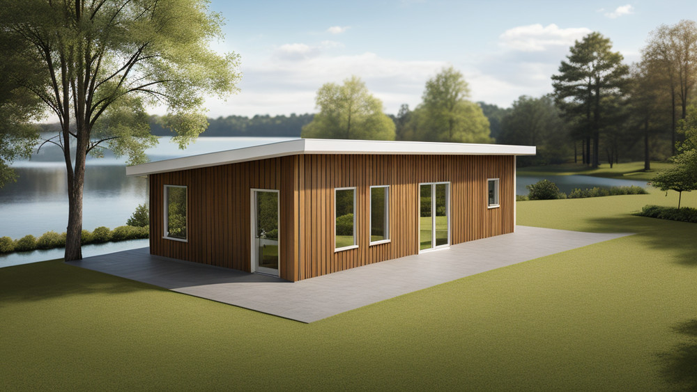 Tiny House Kit, Exterior Building Envelope Made With Structural Insulated Panels