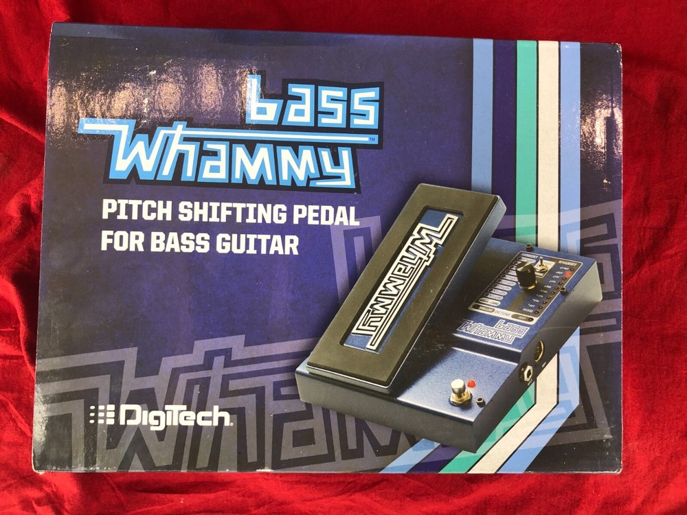 DigiTech Bass Whammy Pitch Shift Effects Pedal New