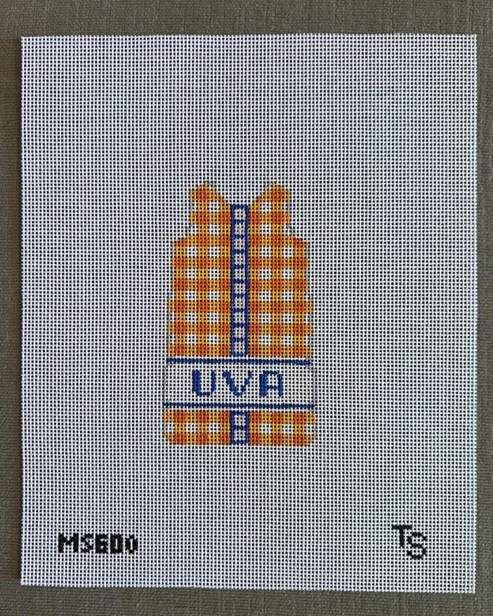 UVA Virginia Needlepoint Canvas Shift Dress