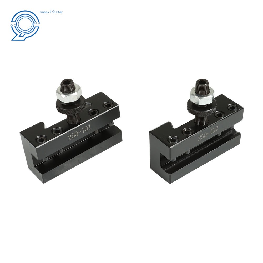 3Pcs AXA 250-100 Size Piston Type Quick Change Tool Post Set For Lathe 6- 12"