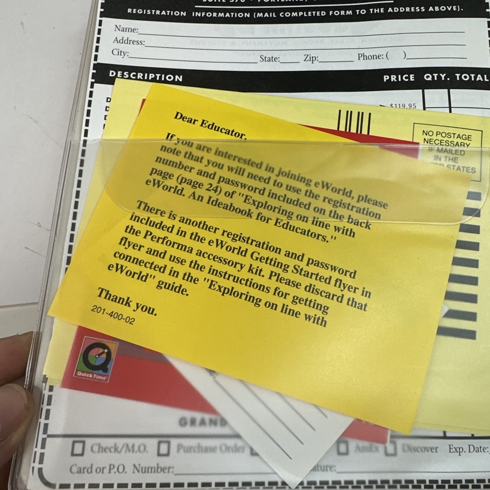 Vintage Apple Education Series Educator Advantage CD Software Toolkit