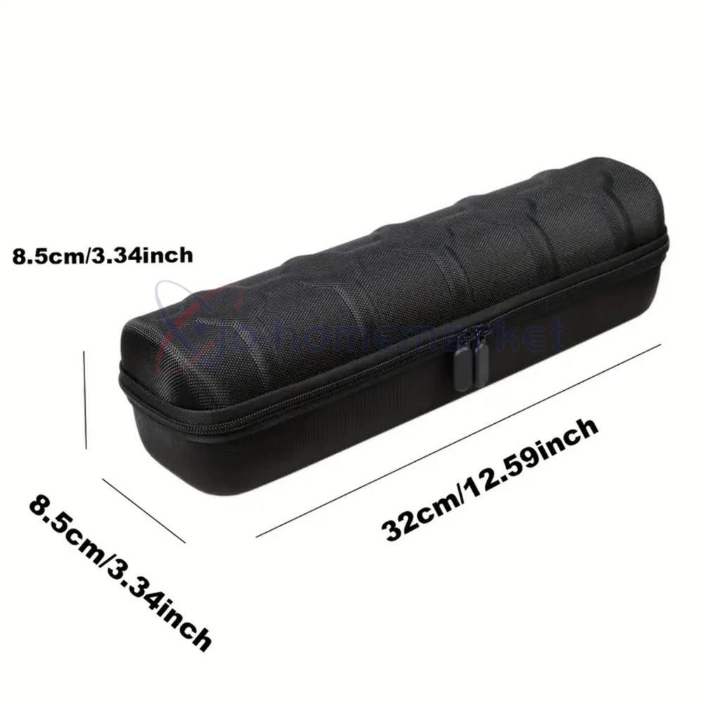 5-Compartment Portable Watch box - With Handle, Flip-Top Lid, and Soft Lining