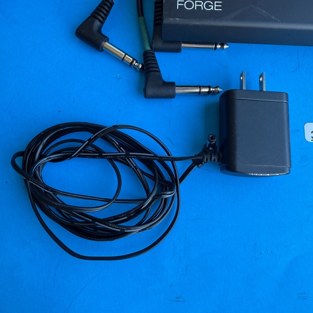 ALESIS FORGE Electronic Drum Sound Module w/Cables Clamp AC Adapter [Tested]