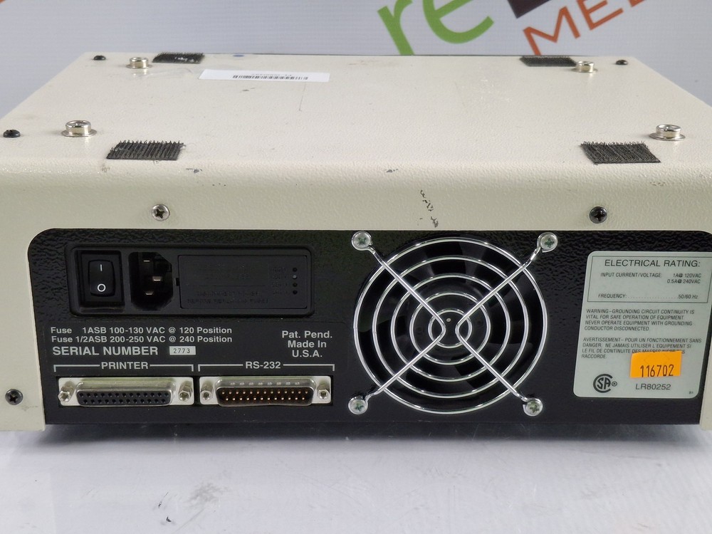 Dynatech DNI Nevada Fluke Cufflink Non-Invasive BP Analyzer