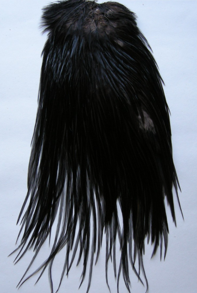 DYED CHOCOLATE BROWN SADDLE -UNKNOWN ORIGIN and GRADE