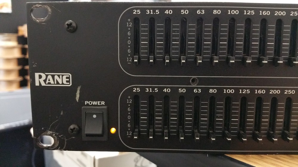 Rane ME-60 Dual 1/3 Octave Equalizer Effect Micrographic 2 Channel 30 Band