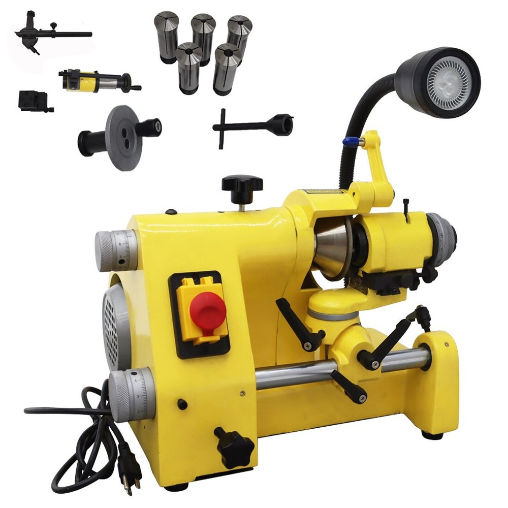 5C Collets Universal Cutter Grinder Sharpener Drill Bit Lathe Bit Sharpener 110V