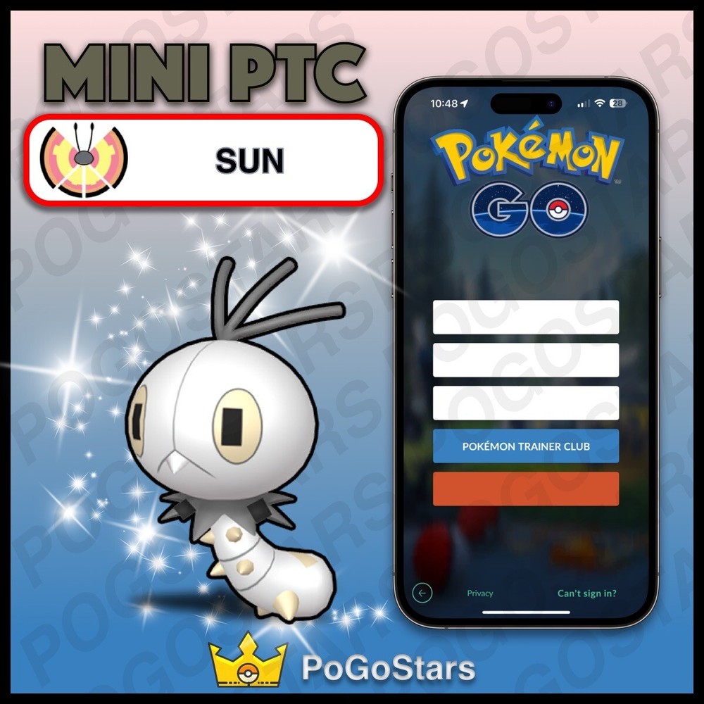 Pokémon Go - Shiny Scatterbug Sun - Mini PTC 80K Stardust✨Read Description✨