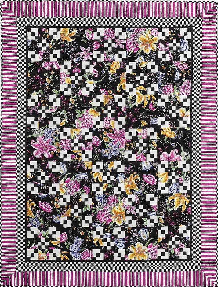 Flower Show Quilt quilting pattern instructions