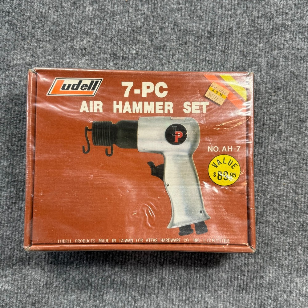 Ludell 7 Piece Air Hammer set - NIB still Sealed