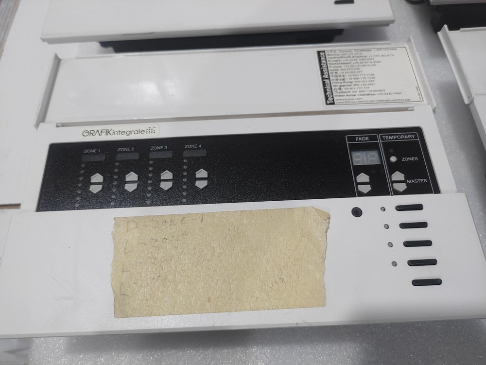 LUTRON GRAFIKintegrale 4 ZONE LIGHTING SCENE CONTROLLER 230V AC