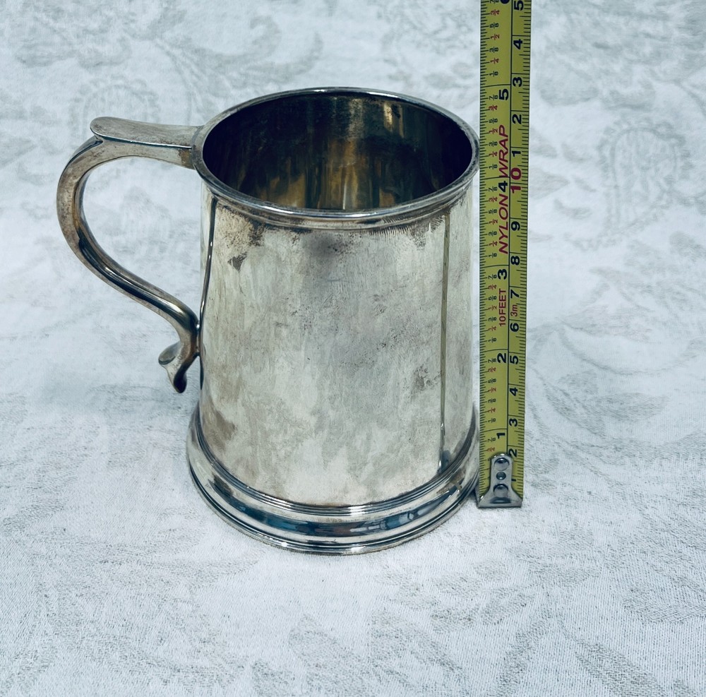 Sterling Silver Tankard 422grams